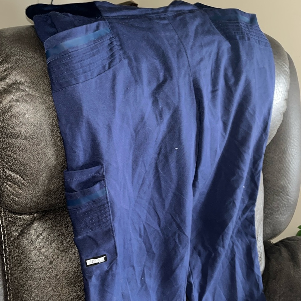 Greys Anatomy Navy Blue Scrub Pants